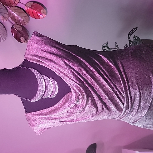 Connection Apparel Floor Dress Women's Size 10P Brown Scoop Neck Sleeveless Gown - Picture 2 of 8